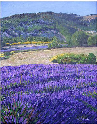 Route à travers champs